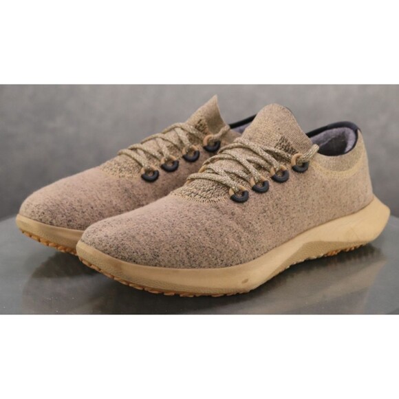 Allbirds WD2 Mizzle Men's Low Runners Shoes Size 14 M Wool Desert Tan EUC